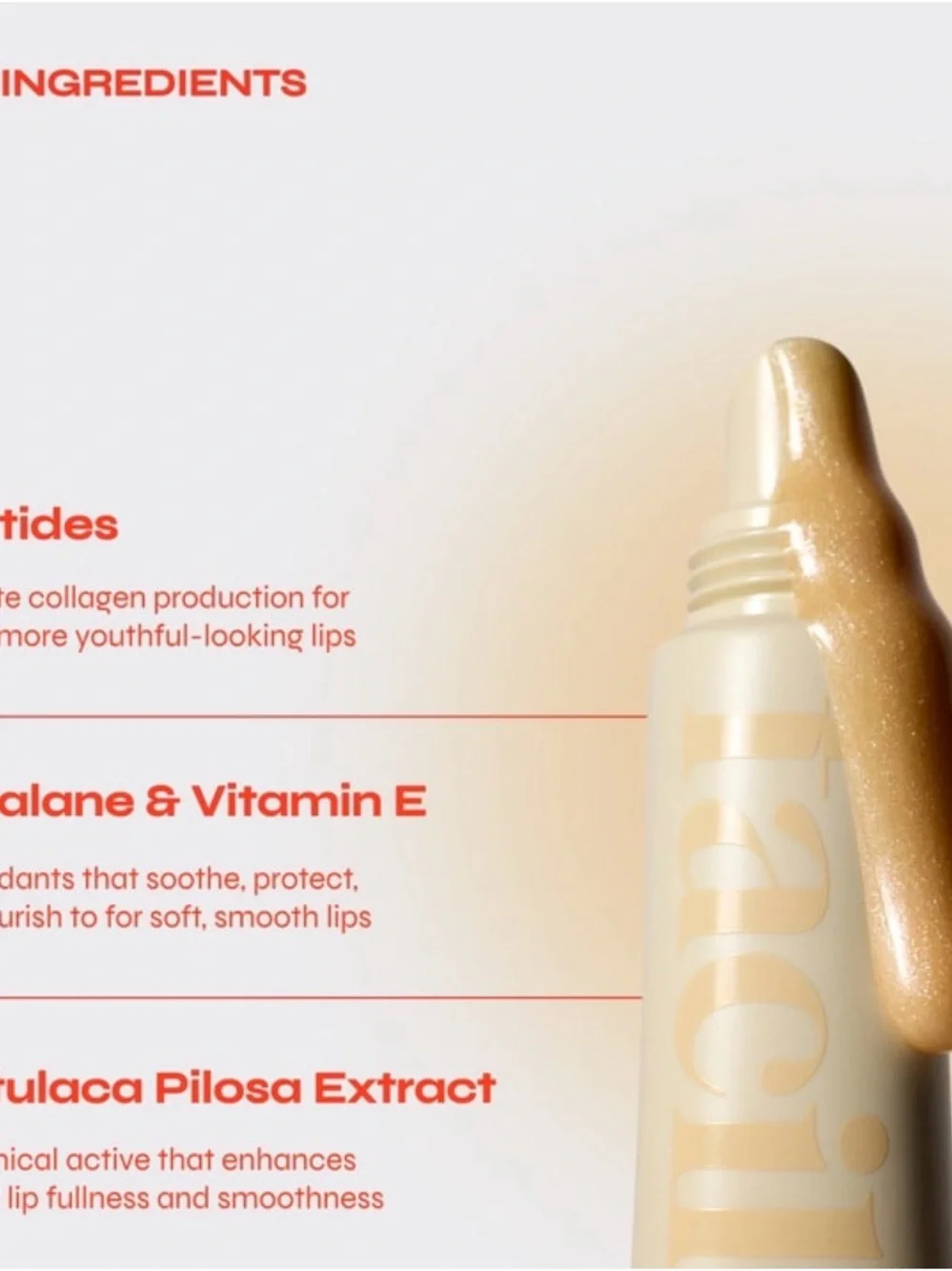 Facile Lip Jelly Tint Big & Little Lip Treatment in Creamy Beige CHAMPAGNE